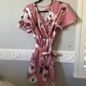 Shein floral romper